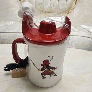 Rae Dunn Disney’s Mug with Topper CAPTAIN HOOK